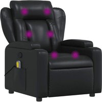 Bonnevie - Massagesessel Schwarz Kunstleder vidaXL93802 von BONNEVIE