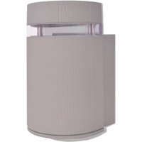 Outdoor halbzylindrische Wandleuchte grau Aluminium Vidaxl von VIDAXL