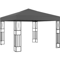 Pavillon Familienzelt 3×3 m Anthrazit Stoff vidaXL von BONNEVIE