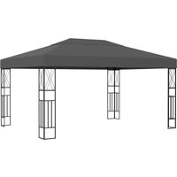 Pavillon Familienzelt 3×4 m Anthrazit Stoff vidaXL von BONNEVIE