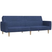 Bonnevie - Schlafsofa 2-Sitzer Blau Stoff vidaXL956043 von BONNEVIE