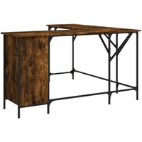 Schreibtisch Räuchereiche 141x141x75 cm Holzwerkstoff Vidaxl von VIDAXL