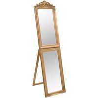 Bonnevie - Standspiegel Golden 45x180 cm vidaXL641772 von BONNEVIE