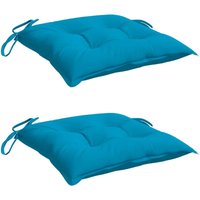 Bonnevie - Stuhlkissen 2 Stk. Hellblau 40x40x7 cm Oxford-Gewebe vidaXL643729 von BONNEVIE