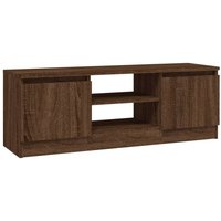 Bonnevie - TV-Schrank,TV-Möbel mit Tür Braun Eichen-Optik 102x30x36 cm vidaXL von BONNEVIE