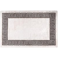 Teppich Waschbar 80x150 cm Hellbeige Rutschfest Vidaxl von VIDAXL