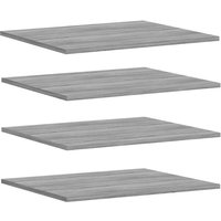 Bonnevie - Wandregale 4 Stk. Grau Sonoma 60x50x1,5 cm Holzwerkstoff vidaXL887310 von BONNEVIE