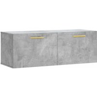 Wandschrank Badschrank Betongrau 100x36,5x35 cm Holzwerkstoff vidaXL von BONNEVIE