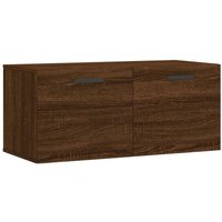 Bonnevie - Wandschrank Badschrank Braun Eichen-Optik 80x36,5x35 cm Holzwerkstoff vidaXL von BONNEVIE