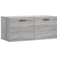 Bonnevie - Wandschrank Badschrank Grau Sonoma 80x36,5x35 cm Holzwerkstoff vidaXL von BONNEVIE