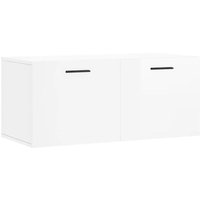 Bonnevie - Wandschrank Badschrank Hochglanz-Weiß 80x36,5x35 cm Holzwerkstoff vidaXL von BONNEVIE