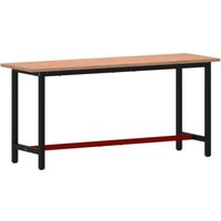 Bonnevie - Werkbank 180x55x81,5 cm Massivholz Buche und Metall vidaXL211140 von BONNEVIE