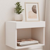 Wand-Nachttische mit LED-Leuchten 2 Stk. Weiß Vidaxl Wand-Nachttische mit LED-Leuchten 2 Stk. Weiß Vidaxl von VIDAXL
