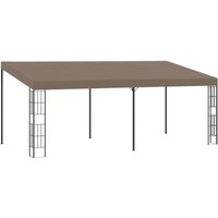 Bonnevie - Wand-Pavillon Pergola Pavillon 6x3 m Taupe Stoff vidaXL von BONNEVIE