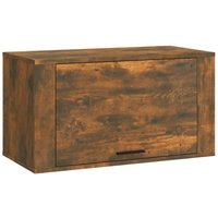 Wand-Schuhschrank Räuchereiche 70x35x38 cm Massivholz Kiefer vidaXL von VIDAXL