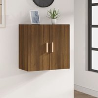 Bonnevie - Wandschrank,Hängeschrank,Wandregal Braun Eichen-Optik 60x30x60 cm Holzwerkstoff GEVS764544 von BONNEVIE