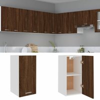 Wandschrank,Hängeschrank,Wohnzimmerschrank Küchenschrank Braun Eichen-Optik 29,5x31x60 cm Holzwerkstoff -BNC16970 - Braun von BONNEVIE