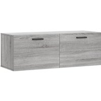 Wandschrank Badschrank Grau Sonoma 100x36,5x35 cm Holzwerkstoff vidaXL von BONNEVIE
