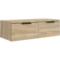 Bonnevie - Wandschrank Badschrank Sonoma-Eiche 68x30x20 cm Holzwerkstoff vidaXL von BONNEVIE