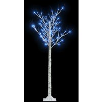 Weihnachtsbaum,Kunstbaum 140 LEDs 1,5 m Blau Weide Indoor Outdoor vidaXL von BONNEVIE