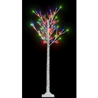 Weihnachtsbaum，Kunstbaum 140 LEDs 1,5 m Mehrfarbig Weide Indoor Outdoor vidaXL von BONNEVIE