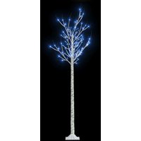 Bonnevie - Weihnachtsbaum,Kunstbaum 180 LEDs 1,8m Blau Weide Indoor Outdoor vidaXL von BONNEVIE