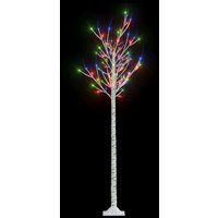 Bonnevie - Weihnachtsbaum,Kunstbaum 180 LEDs 1,8m Mehrfarbig Weide Indoor Outdoor vidaXL von BONNEVIE