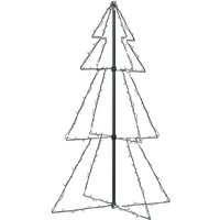 Bonnevie - Weihnachtsbaum,Kunstbaum Kegelform 160 LEDs Indoor Outdoor 78x120 cm vidaXL von BONNEVIE