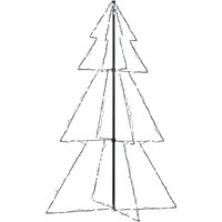 Bonnevie - Weihnachtsbaum,Kunstbaum Kegelform 200 LEDs Indoor Outdoor 98x150 cm vidaXL von BONNEVIE