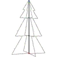 Bonnevie - Weihnachtsbaum,Kunstbaum Kegelform 200 LEDs Indoor Outdoor 98x150 cm vidaXL von BONNEVIE