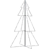 Weihnachtsbaum,Kunstbaum Kegelform 240 LEDs Indoor und Outdoor 118x180 cm vidaXL von BONNEVIE