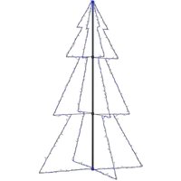 Weihnachtsbaum,Kunstbaum Kegelform 240 LEDs Indoor und Outdoor 118x180 cm vidaXL von BONNEVIE