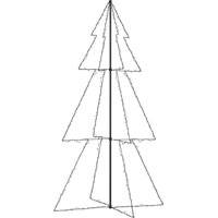 Weihnachtsbaum,Kunstbaum Kegelform 300 LEDs Indoor und Outdoor 120x220 cm vidaXL von BONNEVIE