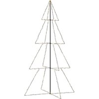 Weihnachtsbaum,Kunstbaum Kegelform 360 LEDs Indoor und Outdoor 143x250 cm vidaXL von BONNEVIE