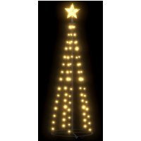 Weihnachtsbaum,Kunstbaum Kegelform 70 LEDs Warmweiß Dekoration 50x120 cm vidaXL von BONNEVIE