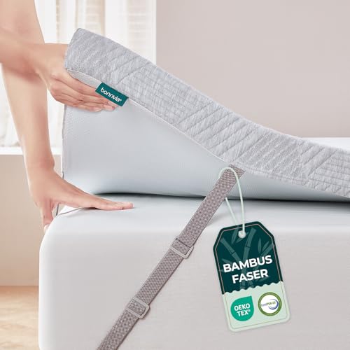 Bonnvia® Matratzen Topper 180x200cm H1 H2, Topper 180x200 Schlafsofa Bett Schaumstoff, Matratzentopper 180x200 Boxspringbett Hochdichter Schaumstoff 5CM Höhe von BONNVIA