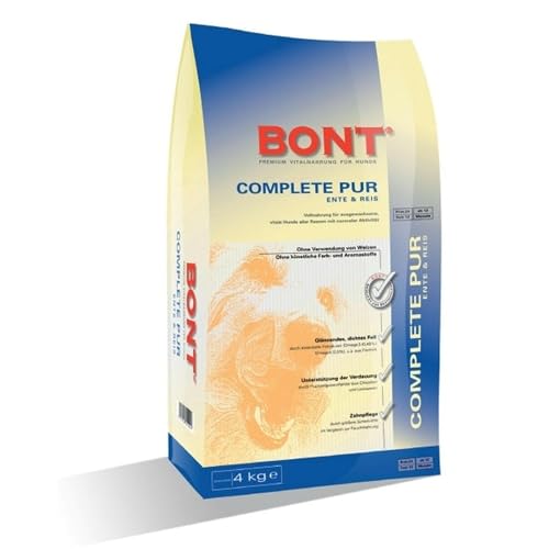 BONT Complete Pur Geflügel Ente + Reis 1 x 15 kg Hundefutter Hunde-Trockenfutter von Bnujikom