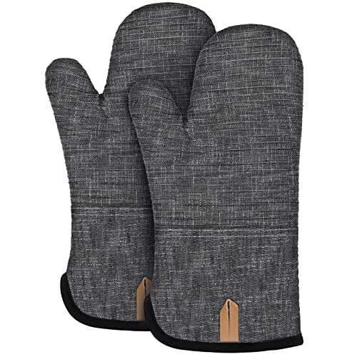 BONTHEE Ofenhandschuhe Extra Lang backhandschuhe für Kochen Backen Grillen - 2er Set - Grau BONTHEE Ofenhandschuhe Extra Lang backhandschuhe für Kochen Backen Grillen - 2er Set - Grau von BONTHEE
