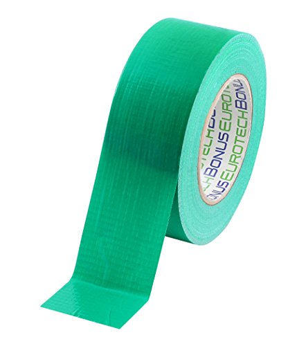 BONUS Eurotech 1BC12.76.0050/050A# Standard Duct Tape, Klebstoff auf Synthetikkautschuk Basis, LDPE Folie eines PET Gewebes, Länge 50 m x Breite 50 mm x Dicke 0,17 mm, Grün BONUS Eurotech 1BC12.76.0050/050A# Standard Duct Tape, Klebstoff auf Synthetikkautschuk Basis, LDPE Folie eines PET Gewebes, Länge 50 m x Breite 50 mm x Dicke 0,17 mm, Grün von BONUS Eurotech