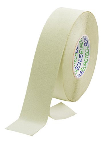 BONUS Eurotech 1BL43.40.0050/018 Anti Rutsch Klebeband, Klebstoff auf Acrylbasis, fluoreszierendes, Krepp PVC Folie, Länge 18 m x Breite 50 mm x Dicke 0,70 mm von BONUS Eurotech