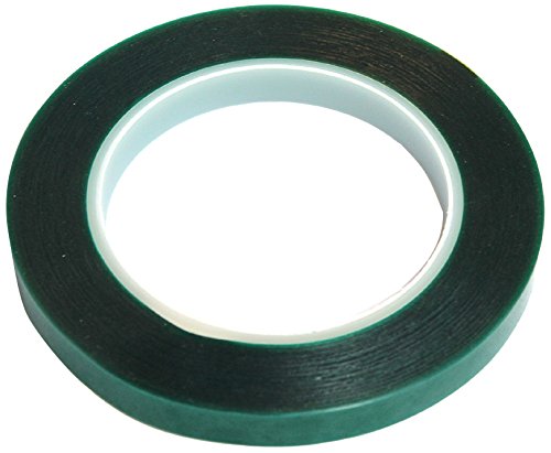 BONUS Eurotech 1BL54.03.0012/066A# Abdeckband aus Polyester, Silikonklebstoff, 240 Grad C, Länge 66 m x Breite 12 mm x Gesamtdicke 0,085 mm, Grün/Durchsichtig von BONUS Eurotech