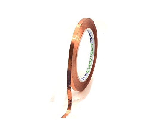 BONUS Eurotech PPI91.15.0025/033A# Kupferband, leitungsfähiges Kunstharz, Länge 33 m x Breite 25 mm x Gesamtdicke 0,060 mm von BONUS Eurotech