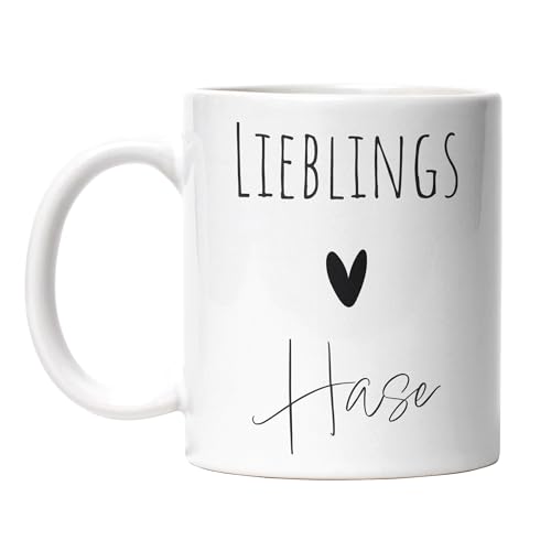 Tasse Lieblingshase – Liebevolle Geschenk-Tasse zu Ostern oder für besondere Menschen (Weiß) von BOO Shirt