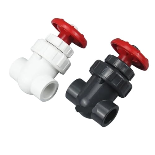 1Pcs UPVC ID 20/25/32/40/50mm Tor Ventil Flow Control PVC Schleuse schalter PVC Ball Ventil for Garten Bewässerung Aquarium AC230V)(Inner Dia20mm(dn15),Dark Gray) von BOOGHIGC