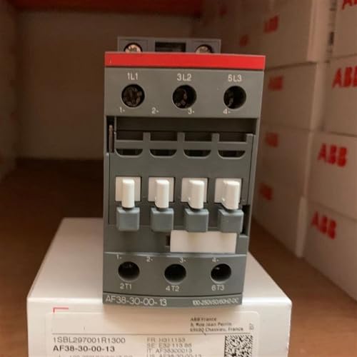 BOOGHIGC 3-polige Schütze der AF-Serie AC/DC 50 Hz/60 Hz DC 24 V ~ 500 V 38 A 18,5 kW AF38-30-00 1 Stück(Af38-30-00 48-130v) von BOOGHIGC