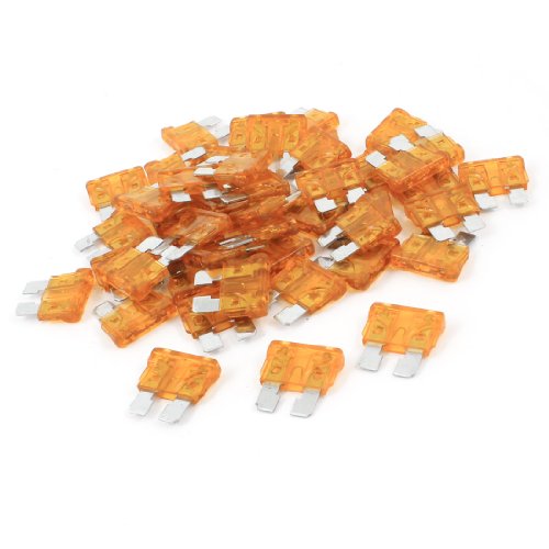 60PCS Auto kunststoffbeschichtete Mini-Blade-Sicherung Orange 5A von BOOGHIGC