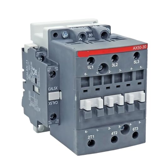 BOOGHIGC AX50-30-11 3-ploe Schütze AX 1NC & 1NO 50HZ/60HZ 24V ~ 440V 50A AX50-30-11 1Pcs(AX50-30-11 24V) von BOOGHIGC