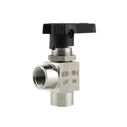 BOOGHIGC 1/8" 1/4" 3/8" 1/2" BSP NPT Innengewinde Absperrkugelhahn 90 Grad Winkel 304 Edelstahl Wasser Gas Heizöl Propan Panel BOOGHIGC 1/8" 1/4" 3/8" 1/2" BSP NPT Innengewinde Absperrkugelhahn 90 Grad Winkel 304 Edelstahl Wasser Gas Heizöl Propan Panel von BOOGHIGC