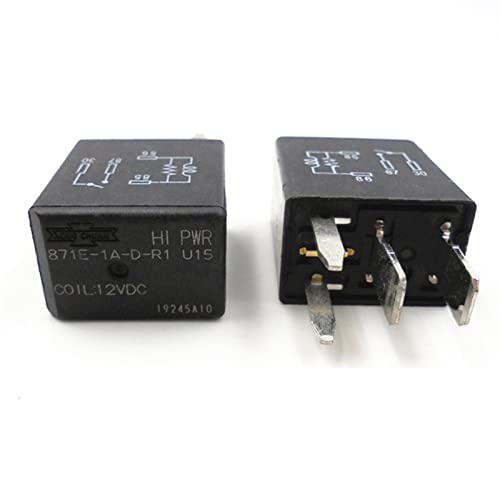 BOOGHIGC 1 Stück 12 V 4-poliges Klimaanlagenrelais 871E-1A-D-R1 U15/19 anstelle von 8T2T-14B192-AA von BOOGHIGC