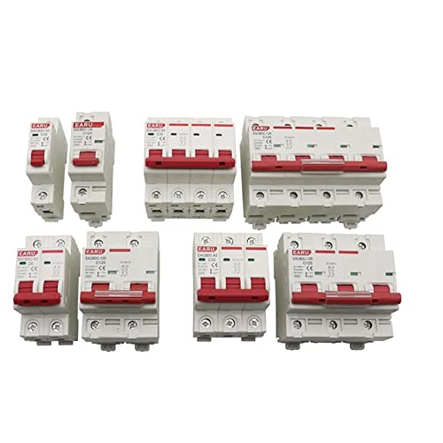 BOOGHIGC 10 stücke DC 1000V 1P 2P 3P 4P Solar Mini Circuit Breaker Überlast Schutz Schalter 6A 10A 16A MCB for Photovoltaik PV System(16a,DC 1P) von BOOGHIGC